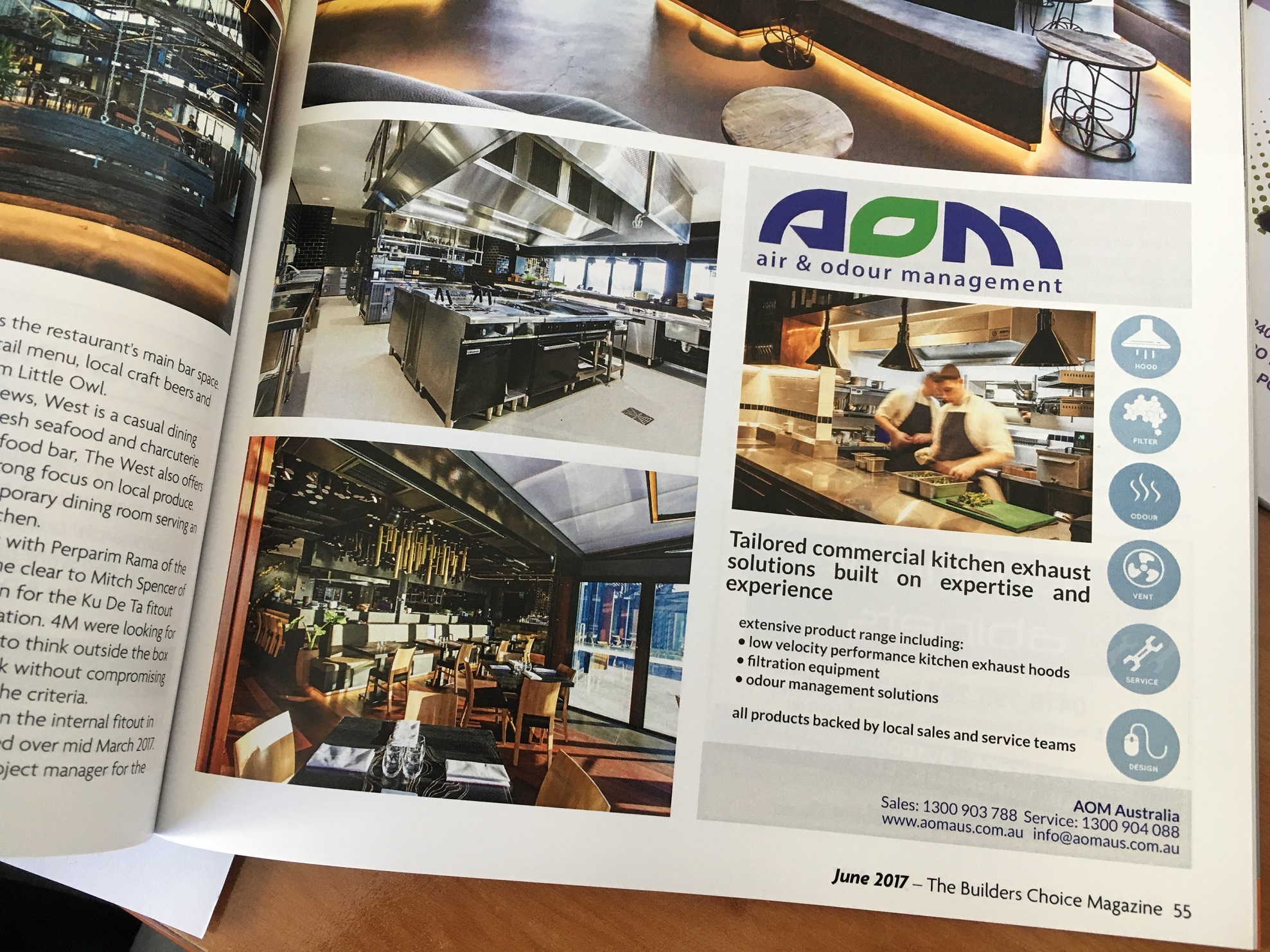 AOM Featured In The Builders Choice Magazine Air Odour Management